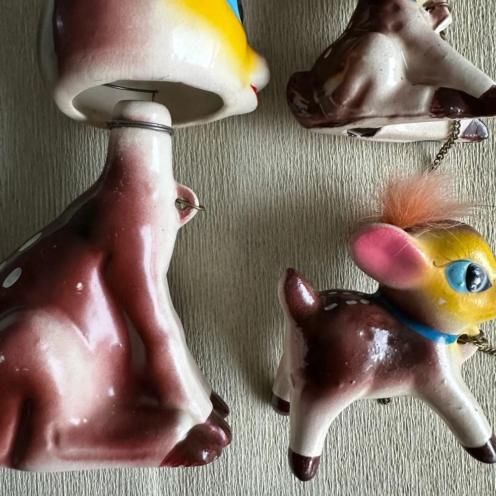 4/$100 - Vintage Ceramic Deer Figurines Set - Picture 5 of 12